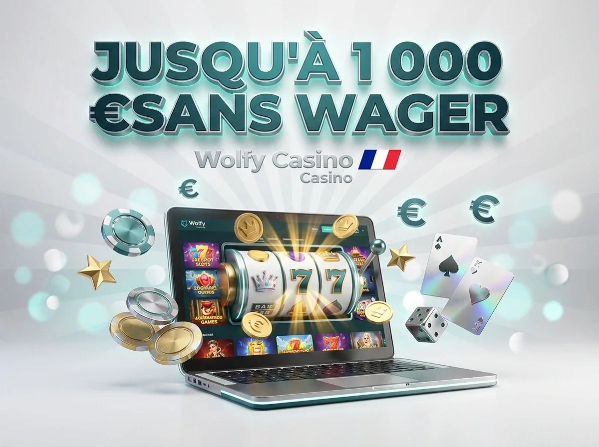 JUSQU'À 1 000 €SANS WAGER